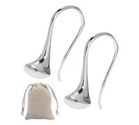 1 pendientes de gota plateados, pendientes de metal, pendientes personalizados, pendientes de diseño creativo, pendientes exquisitos, pendientes para mujer, adecuados para fiestas de eventos,