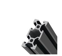 1 perfil de extrusión de aluminio con ranura en V/T de 2040 mm, 180-1000 mm, riel de extrusión de aluminio de 20 x 40 mm for impresora 3D.(Black-2040V,800mm)