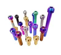 1 perno de titanio M4 M5 M6 M8 con cabeza Torx interna, tornillos de titanio de colores(Rainbow,X 25MM_M4 1PC)
