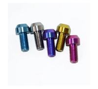 1 perno de titanio M5 M6 M8 con tapa interior de colores, for motor de bicicleta, envío directo.(Titanium colour,M5X15)