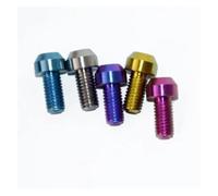 1 perno de titanio M5 M6 M8 con tapa interior de colores, for motor de bicicleta, envío directo.(Titanium colour,M8X25)