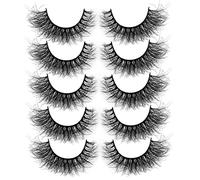 1 Pestañas De Visón 3D Eylure Pestañas Volumen Natural Postizas Paquete Esponjoso Y Tenue De Visón Sintético De Ojos (3D/0.591 In)