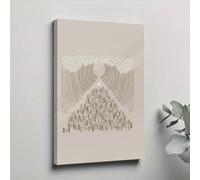 1 pezzo moderno versetti della Bibbia cristiana arte murale dipinti su tela poster, per camera da letto soggiorno corridoio decorazione da parete 80x120 cm senza cornice