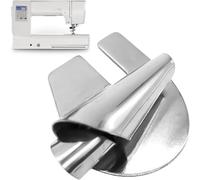 1 pie plateado para dobladillo, prensatelas en espiral para máquina de coser, prensatelas enrollado multiusos, dobladillo rápido para servilletas, toalla de borde rizado, prensatelas, piezas de