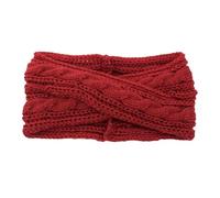 1 Piece Winter Cross Headband Knitted Chunky Elastic Crochet Turban Ear Warmer Headwrap For Women Girl Hair Accessories(Color-08)