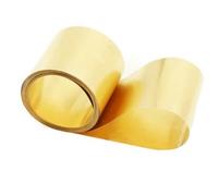 1 pieza 0,01/0,02/0,03/0,05/0,1/0,2/0,3/0,5mm X 100mm X 1000mm espesor de tira de placa de lámina de latón fino(0.2x100x1000)