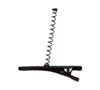 1 pieza/10 pinzas para el pelo lisas y llamativas, color negro, invisible, para peinar la horquilla