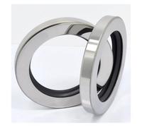 1 pieza 100 * 130 * 10 100 * 130 * 12/14 Sello de aceite con carcasa de acero inoxidable Repuestos for compresor de aire de tornillo de labio simple y doble(100x130x12 Cdlbdbk)