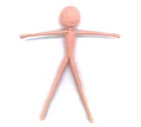 1 Pieza 15CM De Marcos De Cuerpo De Fieltro Prefabricados De Para Hacer Hadas, Momias, Gnomos Y Extraterrestres Más Fáciles - Feltro Kit Per Principianti, Lana Per Feltro Regalo Per Mamma, Nonna