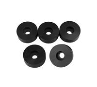 1 pieza, 15mm de diámetro interior, arandela sellante amortiguadora cilíndrica de caucho con orificio pasante para tornillos, 90mm de diámetro exterior, 30mm de altura, 31x15x90x30mm