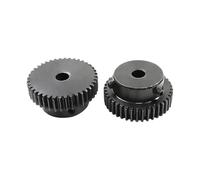 1 pieza 1M18T engranaje recto con orificio de 6 mm, 6,35 mm y 8 mm, engranaje de piñón de acero de 45 n.°, rueda dentada de alta calidad for motor.(6mm,3pcs 1M 18 Teeth)