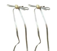 1 pieza/2 pinzas largas para el pelo con forma de rosa y lazo, para niñas, fotografía, cola de caballo, tiaras