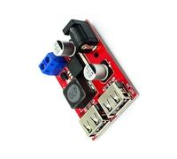 1 pieza/2 puertos USB dobles, módulo de paso hacia abajo convierte una entrada de 9V To36V en salida de 5V3A, adaptador de cargador de coche, regulador de voltaje ajustable de energía solar