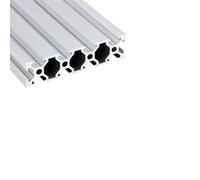 1 pieza 2020 2040 2060 3030 3060 4040 2080 20100 Ranura en T Ranura en V Perfil de aluminio Anodizado Extruido Riel de impresora 3D(2080V,450mm)