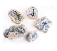 1 pieza, 2100g-3550g, cristal Natural de cuarzo, piedra de agujero de racimo azul for cristales adecuados for el hogar decoración de la habitación