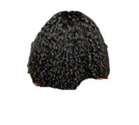 1 pieza 3 en media peluca con cordón Clip sin costuras Voltear sobre pelucas rizadas 200% 250% de densidad(200% Curly Half Wig,26inches)
