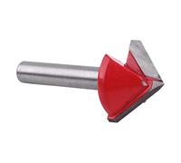 1 pieza 3D de acero de tungsteno para trabajar la madera CNC, fresa afilada, ranura en V, fresa de 60/90/120/150 grados, eje de 6 mm, embalaje múltiple, socialme-EU (6 x 22 mm x 90°)