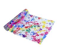 1 Pieza 5 m Mesa con Diseño Arcoíris, Brillantes Multicolor Camino Mesa con Lentejuelas,Mesa Tejido Lavable Que no destiñe con Bordes Reforzados,para Bodas, Fiestas, cumpleaños