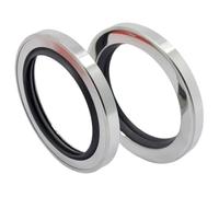 1 pieza 65 * 90 10 Carcasa de sello aceite labio simple y doble Tornillo Compresor aire Repuestos(65x90x10 CSLBDBK)