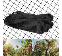 1 Pieza 7.5 X 15 Metros Malla Antipajaros Malla Antipalomas Fuerte Resistente Abrasión Tamaño Los Ojos: 2.5 X 2.5 Cm Ideal para Proteger Árboles Frutales Y Hortalizas De Daños Causados por Aves Negro
