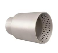 1 Pieza 89/101/114MM Salida Silenciador De Acero Inoxidable Mate Tubo Escape Punta Universal Punta De Silenciador