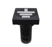 1 pieza AD16-22WF/N 220 V Indicador de posición del disyuntor de segregación cuadrado Interruptores de cuchilla de aislamiento Luz indicadora Botón interruptor(110V)