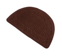 1 Pieza Alfombra Antideslizante Semi Circular Polipropileno para Oficina y Café Decorativa y Duradera