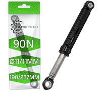 1 Pieza Amortiguador Lavadora 90N Ø11/11 mm 190/287 mm con Código Original 2810430100 2816870400 2816870800 para Beko para Arcelic - Garantía de 5 Años - ONIX TECH