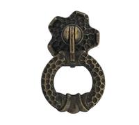 1 pieza antigua redonda de un solo orificio for mejoras del hogar, cajón, puerta armario, gabinete, manija doble pequeña(160-A)