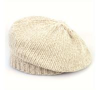 1 pieza Boina de chenilla de moda para mujer para otoño/invierno, color liso, varios colores disponibles, gorro a prueba de frío, adecuada para uso diario