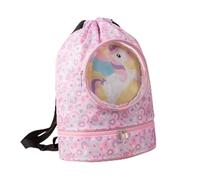 1 Pieza Bolsa De Separación Húmeda Y Seca, Lindo Bolso para Niñas, Mochila para Niñas, Bolsa De Gimnasio, Bolsa Impermeable, Bolsa para Niños, Mochila De Ballet