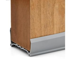 1 Pieza Burlete Puerta Entrada, 96cm Burlete Puerta, Bajo Puerta Bichos, Burlete Bajo Puerta, a Prueba de Viento y Polvo, Apta para Todas Las Puertas Interiores, Gris