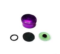 1 pieza carrete de pesca tuerca de metal perilla de freno para GW.CA con junta anillo de amortiguación de aleación de aluminio pieza de reparación para Guangwei Little Yellow Gray Wheel Anglers