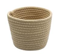 1 Pieza Cestas de Almacenaje,Cestas Organizadoras,Cestos Organizadores de Maquillaje,Cesta de Almacenaje de Juguetes,para Dormitorio, Baño, Cocina, Armario, Maquillaje(Caqui)