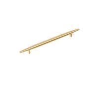 1 Pieza Cobre Macizo Tiradores Muebles,Moderno Tiradores de Arco Para Armario Tirador de armario,Asa del armario, Tirador de Armario en Forma de Barra,dorados(145mm-Hole distance 96mm)