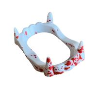 1 Pieza Colmillos Vampiro Sangrantes | Halloween, Fiesta de Disfraces & Roleplay,Dientes de Vampiro para Adultos y Niños, disfraz carnaval