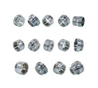 1 pieza con anillo de sellado de latón de 1/2" M16 M17 M18 M19 M20 M22 M24 M28 M32, conector de rosca macho hembra for grifo purificador de agua con burbujeador, accesorios de cobre(M19 x M22)