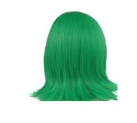 1 pieza Cosplay peluca de ira fuego pelo sintético disfraz pelucas avaro calor for hombres amarillo naranja llama película Anime(Disgust Wig)