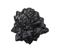 1 pieza cuarzo diamante negro natural cristales irregulares piedra de profecía carbonado mineral en bruto piedra vidente