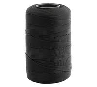 1 Pieza Cuerda Trenzada Polipropileno Negro, 1 mm x 230 m Hilo Cera Poliéster, Resistente a desgarros Hilo Costura,Resistente Intemperie Cuerda,para Manualidades,Trenzado