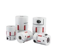 1 pieza D20 L30 Acoplamiento elástico de flor de ciruelo Conector de eje de motor paso a paso CNC Acoplamiento flexible 5 mm 6 mm(D20 L30 d10x10)