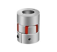 1 pieza D30 L35 Acoplador de abrazadera de ciruela flexible Tamaño del eje Acoplamiento de eje de mandíbula CNC / 8/10/12/14/16 mm D30L35 parejas(5x14)