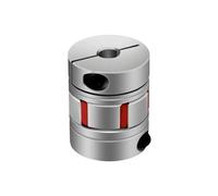 1 pieza D65 L90 Acoplador de abrazadera de ciruela flexible D65L90 tamaño de eje CNC Acoplamiento de eje de mordaza 10/12/14/16/18/20/22/24/25 mm parejas(38mm)