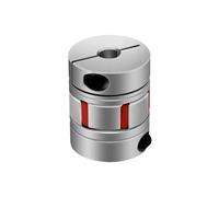 1 pieza D80L114 Acoplador de abrazadera de ciruela flexible D80L114 tamaño de eje CNC Acoplamiento de eje de mordaza 10/12/14/16/18/20/22/24/25 mm parejas(40X40)