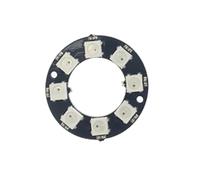 1 pieza DC5V WS2812 5050 RGB LED redondo anillo 1 8 12 16 24 bits SMD5050 RGB LED a todo color con controladores integrados inteligentes (anillo de 8 bits)