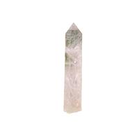 1 pieza de 1-1,3 kg de columna de cristal de obelisco de cuarzo transparente