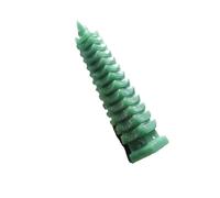 1 pieza de 10-11 cm de piedra Dongling verde, de cristal de cuarzo verde, torre tallada