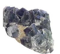 1 pieza de 300-320 g de fluorita brillante en racimo, piedra preciosa for decoración de habitación, regalo