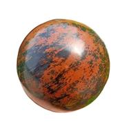 1 pieza de 400-500 g de cristales de piedra de jaspe obsidiana de caoba roja