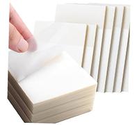 1 Pieza de 50 Hojas Notas Adhesivas Transparentes con Calcomanías Pegajosas Pegajosas Papel Nota Simple Y Alto para Oficina Oficina Los Estudiantes